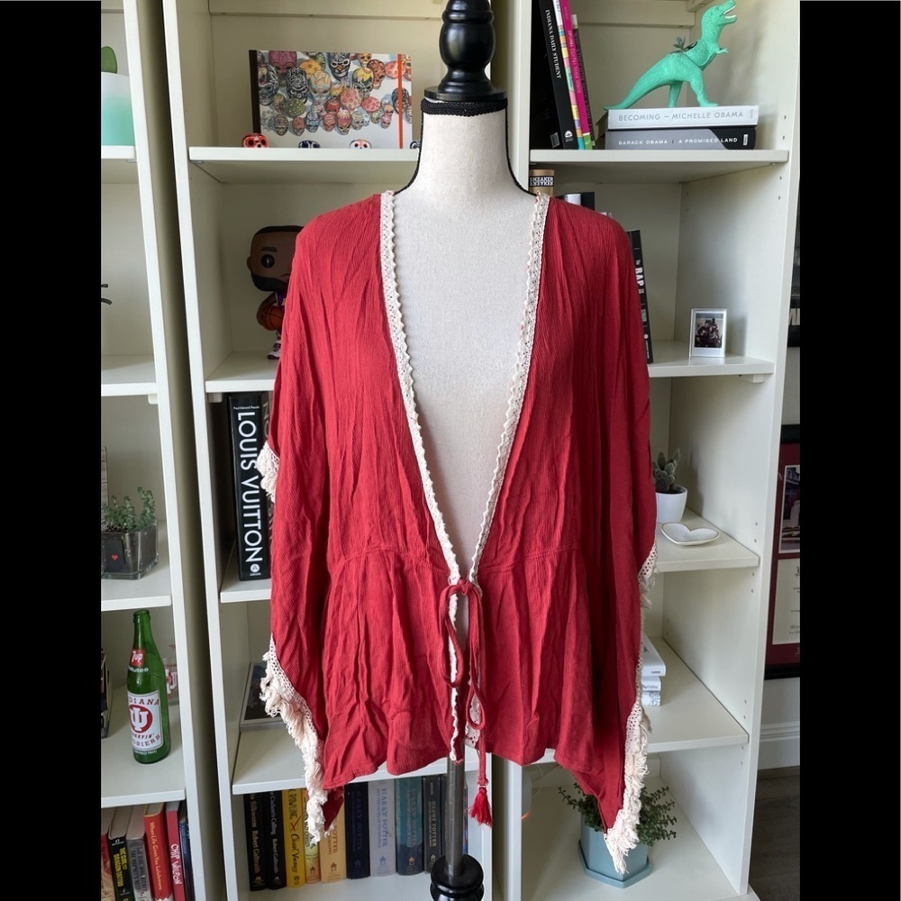 Hayden Los Angeles Wrap in Reddish Orange